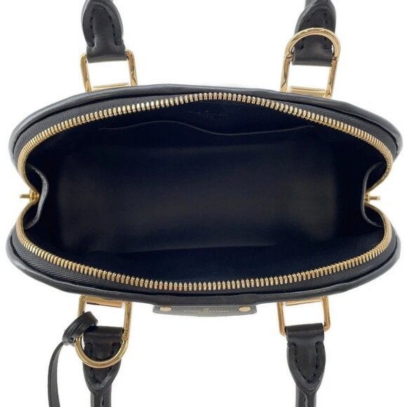 LOUIS VUITTON Alma Size BB Lamb Leather White/Black M23761 - Picture 14 of 16